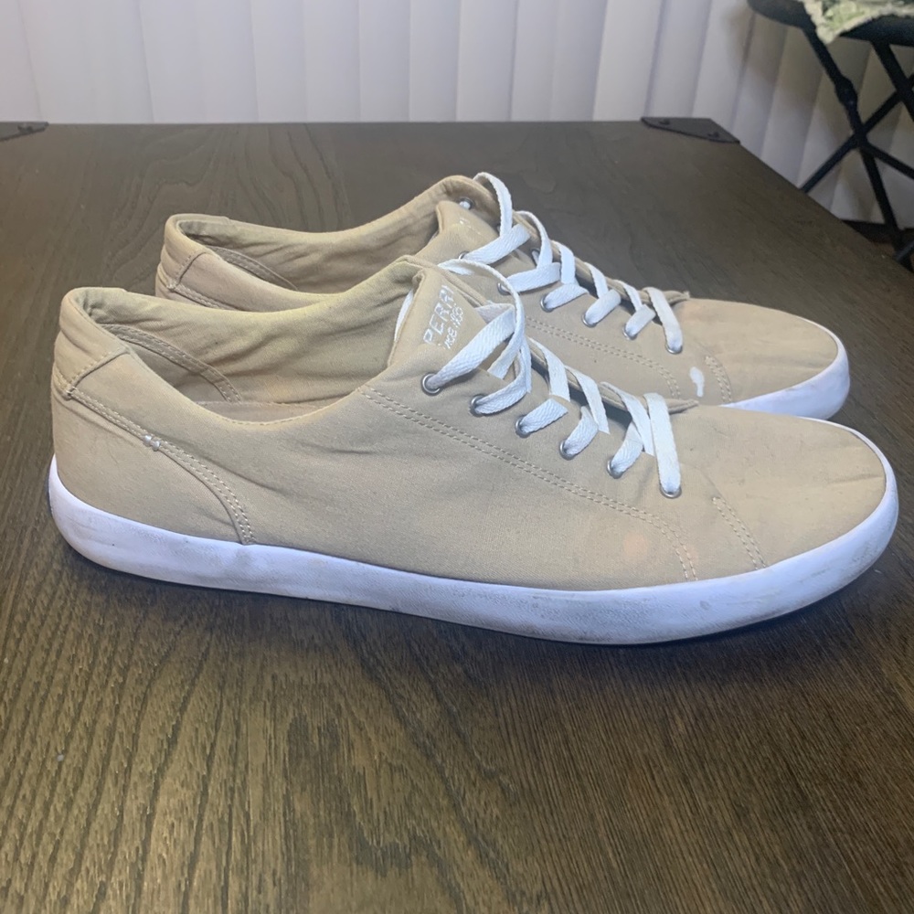 Tan sneakers